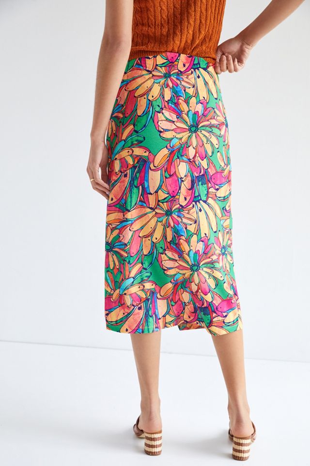 Farm Rio Getaway Midi Skirt #2