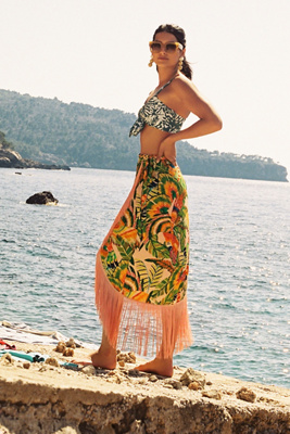 レディースファッション 新品 ROSEANNA PALM MENDES SKIRT 定価64,000 