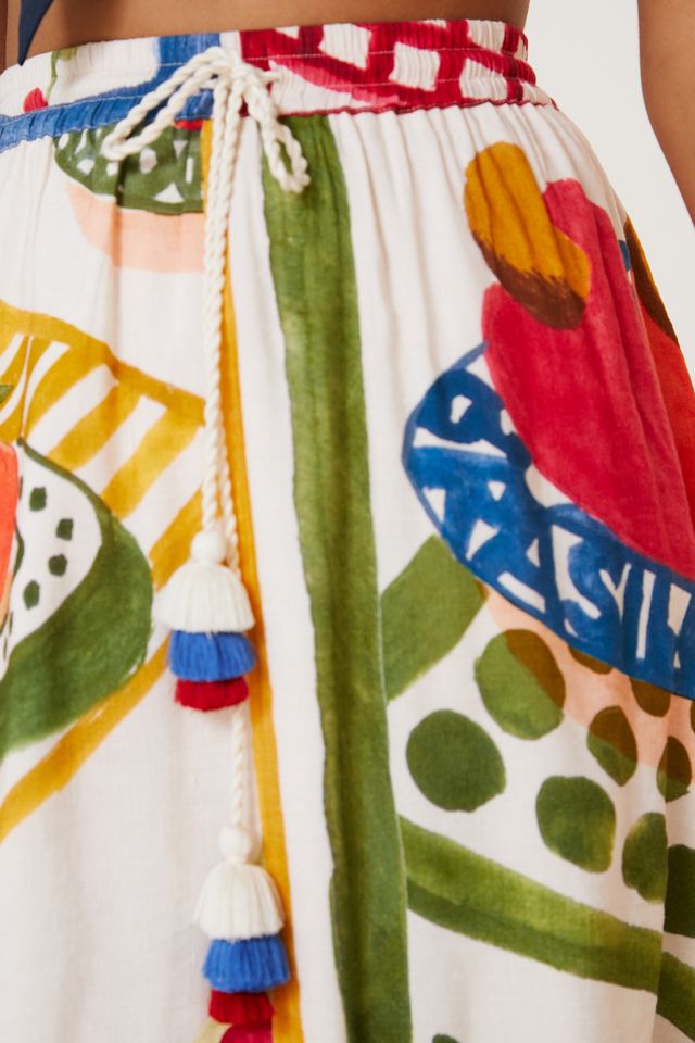 Farm Rio Mix-Print Maxi Skirt #2