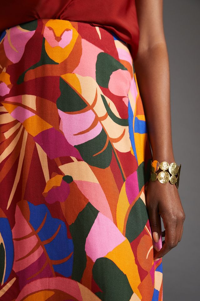 Falda Midi de Satén Farm Rio #3