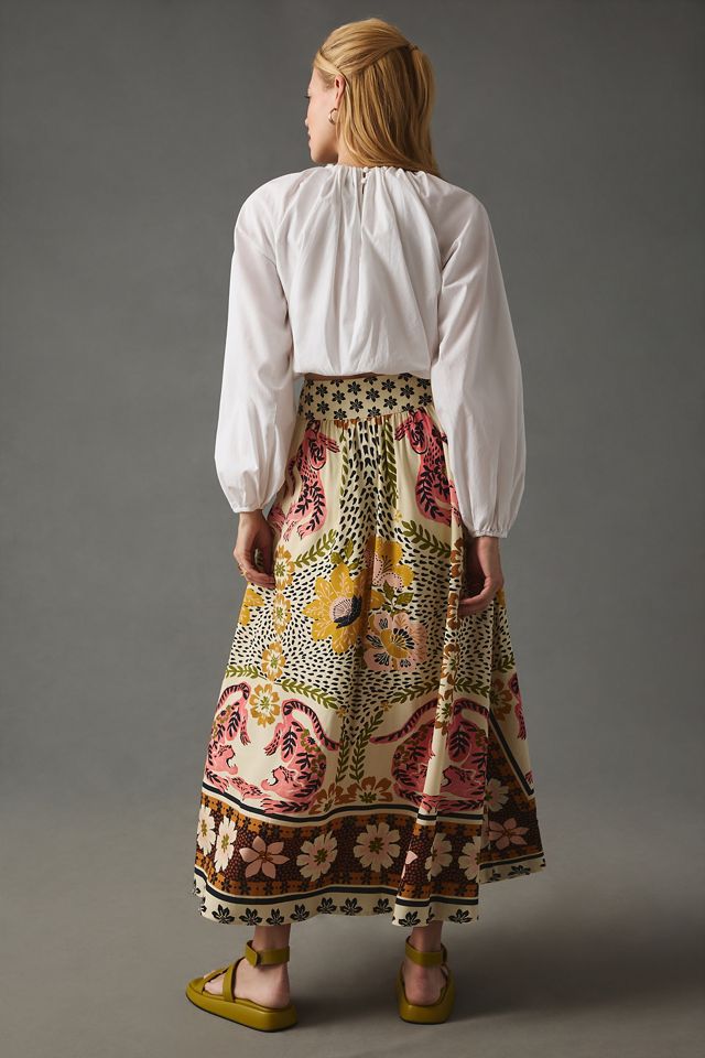 Farm x Anthropologie Split-Hem Skirt #2