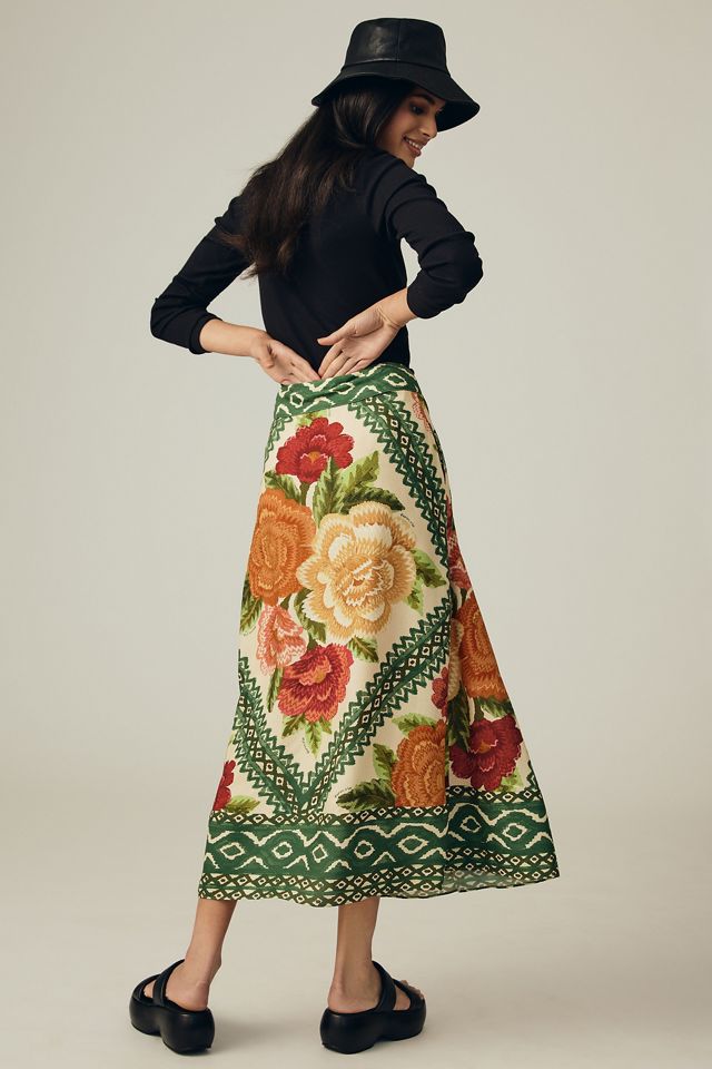 Farm Rio x Anthropologie Buttondown Skirt #2