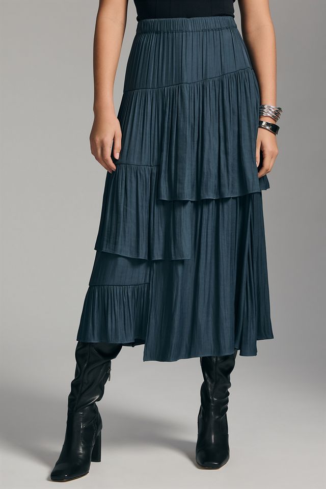 Current Air Asymmetrical Tiered Skirt #1
