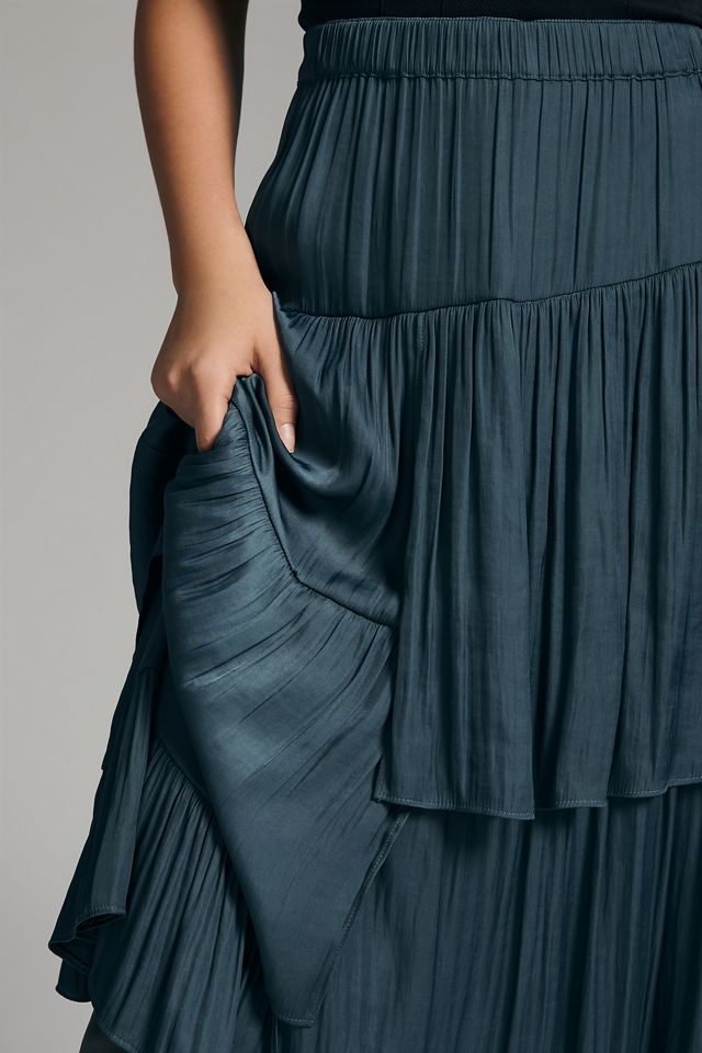 Current Air Asymmetrical Tiered Skirt #3
