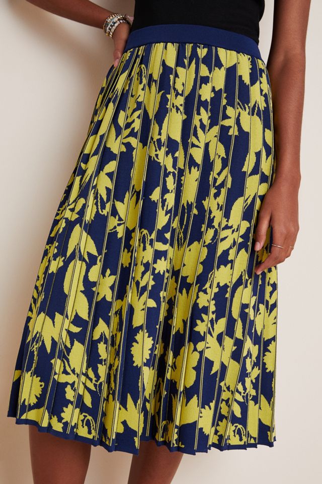 Leandra Pleated Sweater Skirt #1