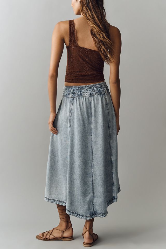 Pilcro Essential Beach Pull-On Midi Skirt  #2