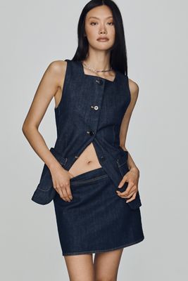 Maeve Denim Mini Skirt