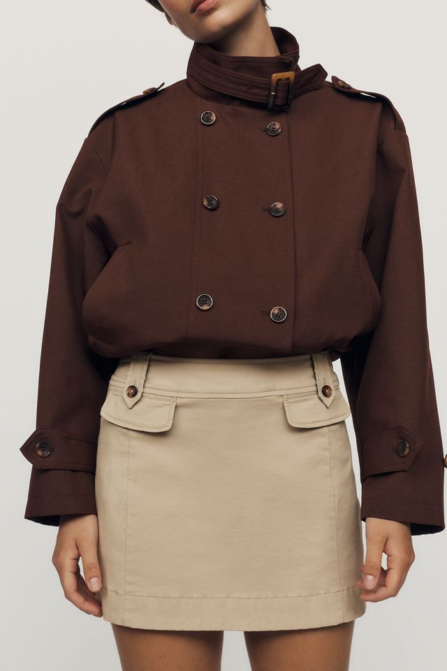 Maeve Trench Mini Skirt #2