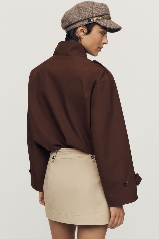 Maeve Trench Mini Skirt #4