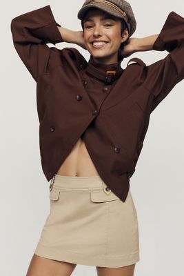 Maeve Trench Mini Skirt