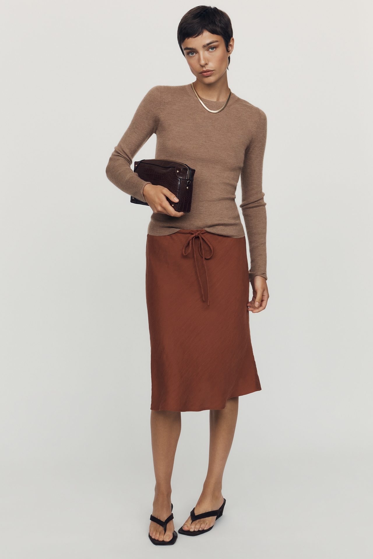 Maeve Classic Midi Skirt