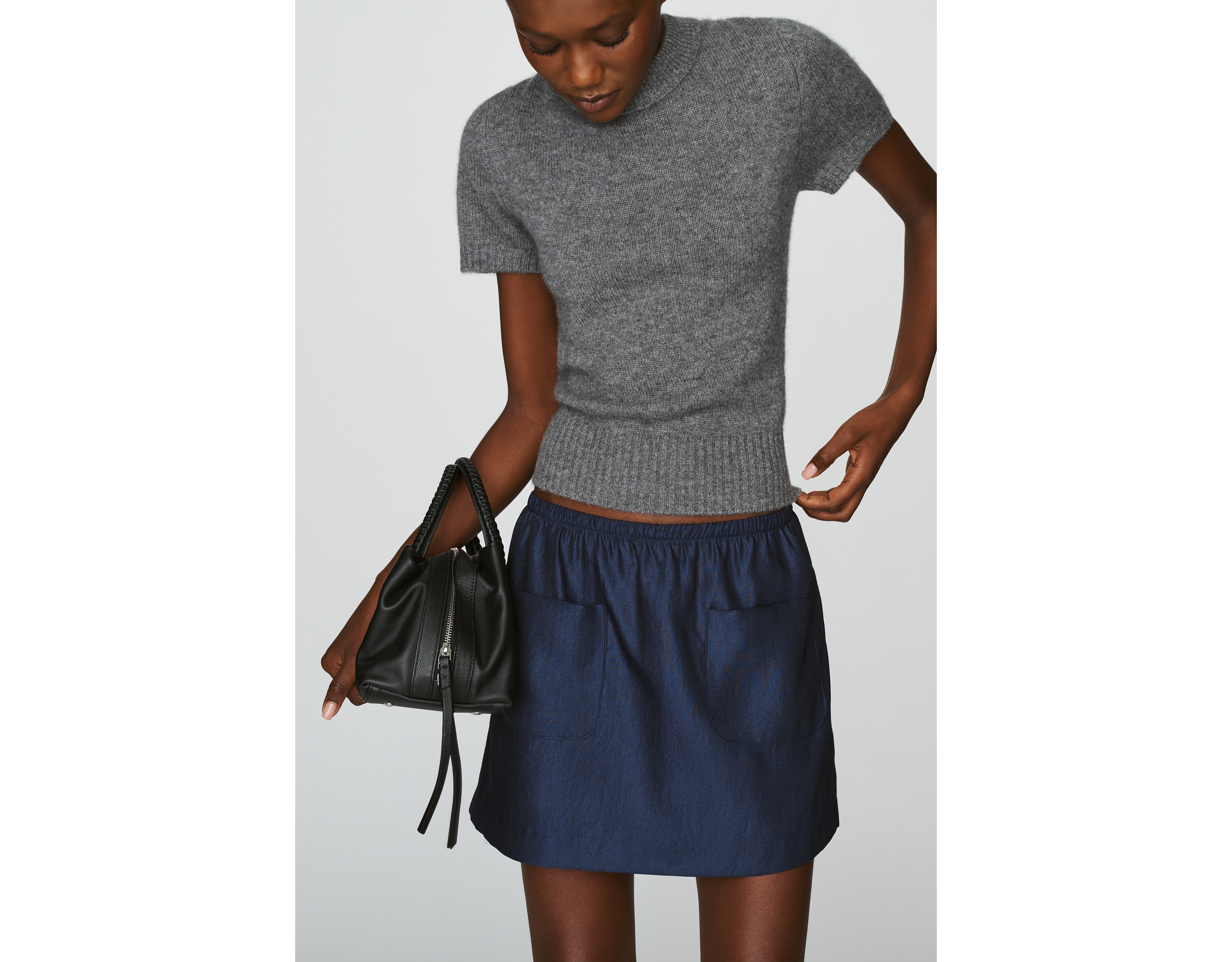 Maeve Pull-On Mini Skirt