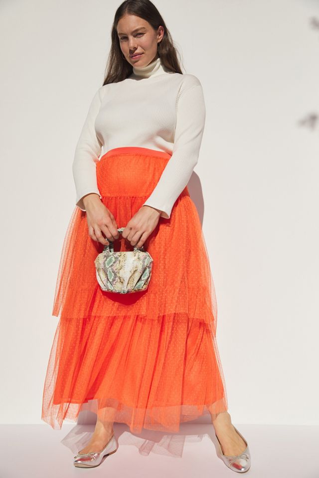 Evelyn Tulle Midi Skirt #2