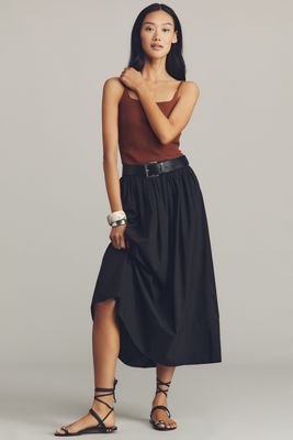 （US発）Anthropologie ラッフル チュール ミディスカート US発）Anthropologie ラッフル チュール ミディスカート スカート