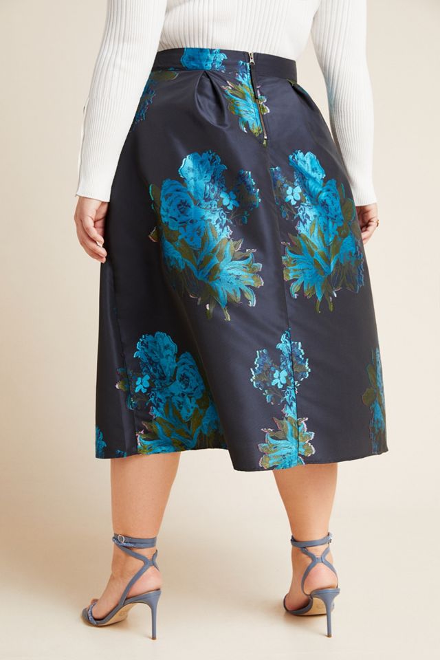 Maeve Ronette Jacquard Midi Skirt #7