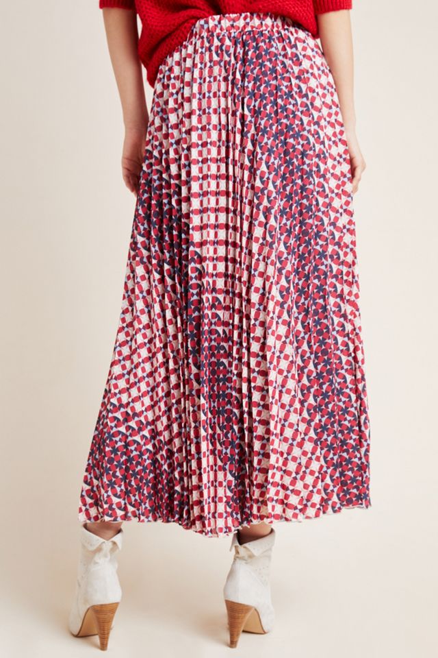 Maeve Hildi Pleated Midi Skirt #1