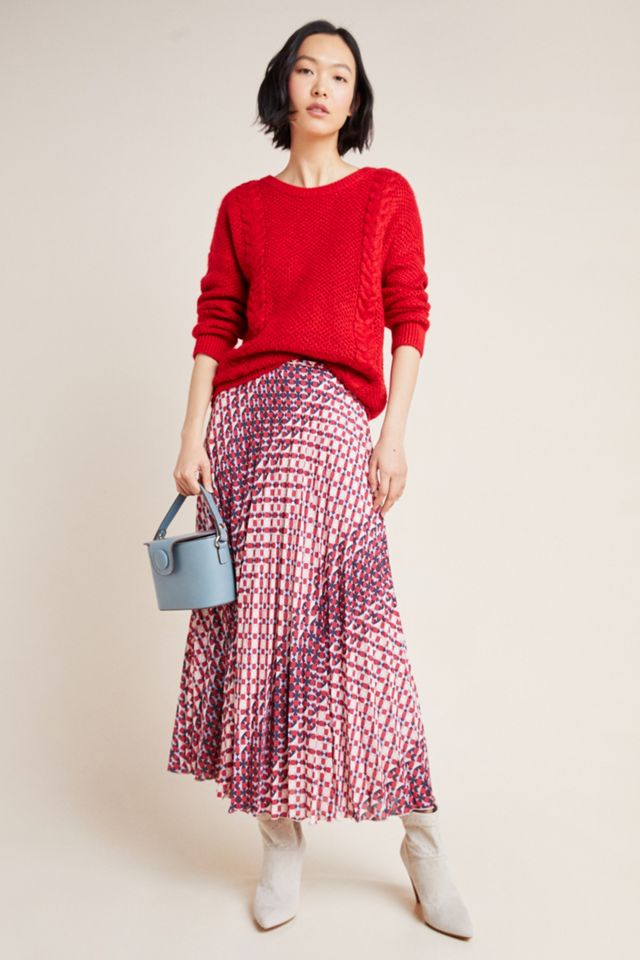 Maeve Hildi Pleated Midi Skirt #4