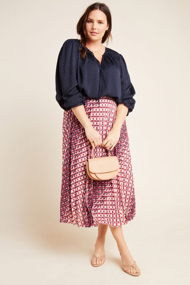 Maeve Hildi Pleated Midi Skirt #5