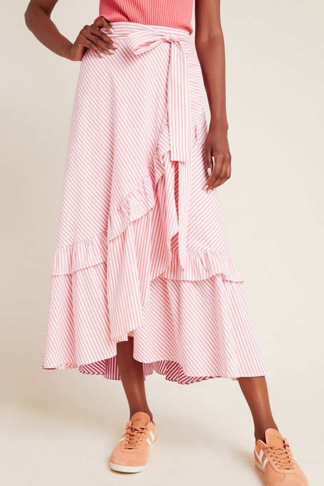 Maeve Penny Ruffled Midi Skirt #2