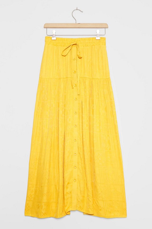 Maeve Carnacion Textured Maxi Skirt #1