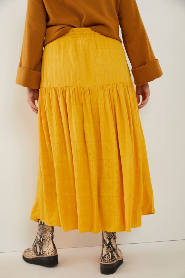 Maeve Carnacion Textured Maxi Skirt #6