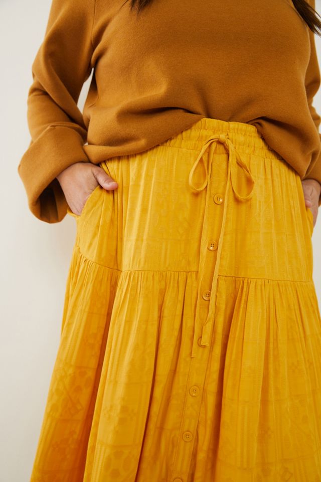 Maeve Carnacion Textured Maxi Skirt #7