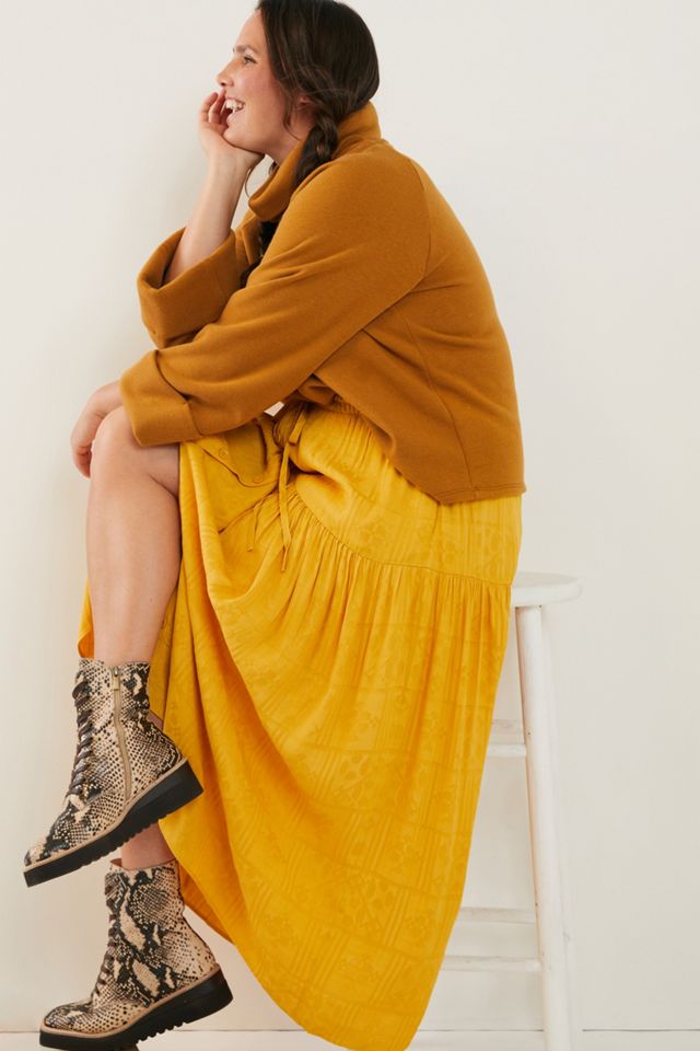 Maeve Carnacion Textured Maxi Skirt #5