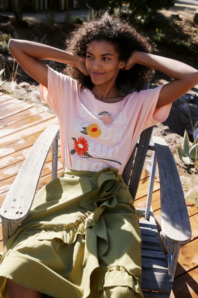Maeve Constance Ruffled Maxi Skirt #6