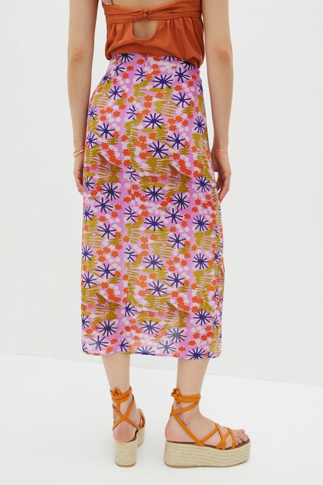 Vera Floral Midi Skirt #4