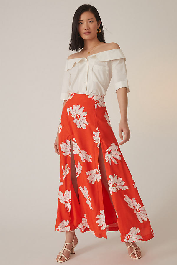 Maeve Floral Midi Skirt