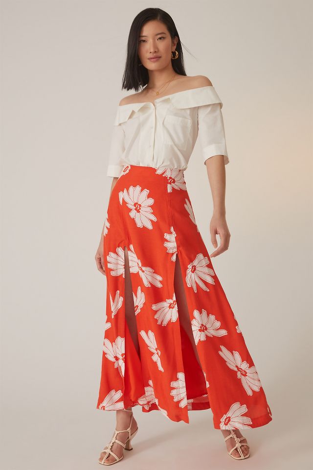 Floral midi 2024 skirt queen