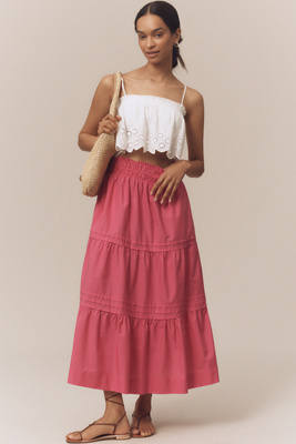 The Somerset Collection By Anthropologie The Somerset Maxi Skirt In Purple