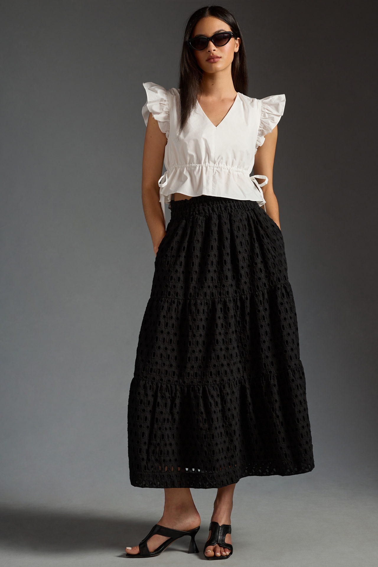 The Somerset Maxi Skirt: Eyelet Edition