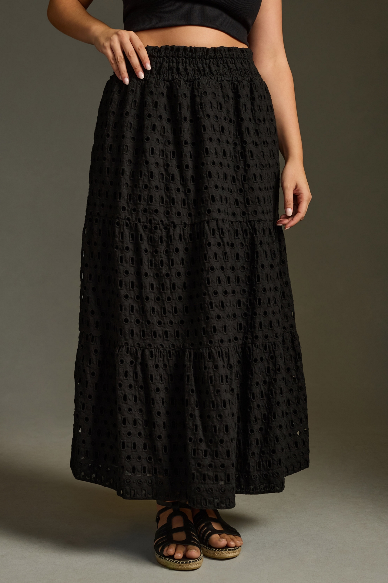 The Somerset Maxi Skirt: Eyelet Edition