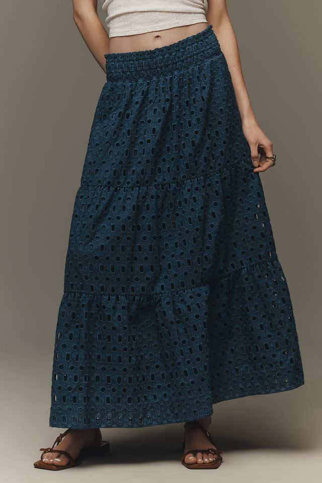 Somerset Eyelet Maxi Skirt #1