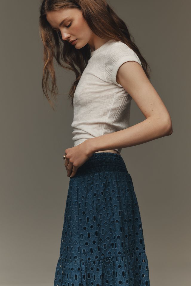 Somerset Eyelet Maxi Skirt #2