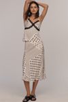 The Jacie Poplin Printed Midi Skirt by Maeve