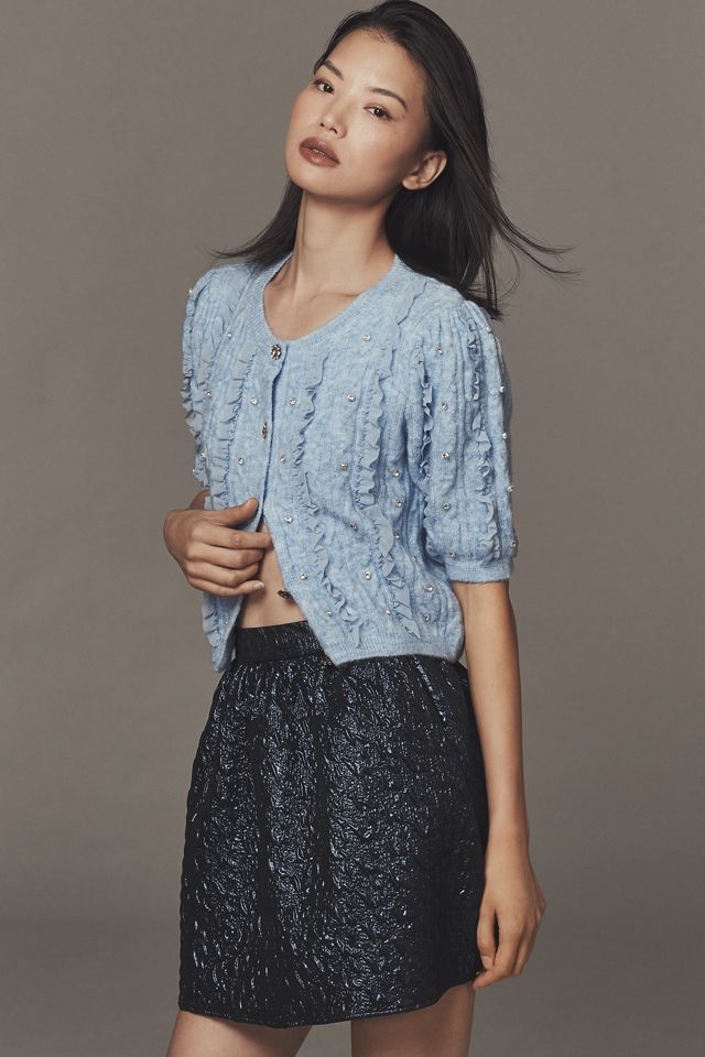 Maeve Brocade Full Mini Skirt #2