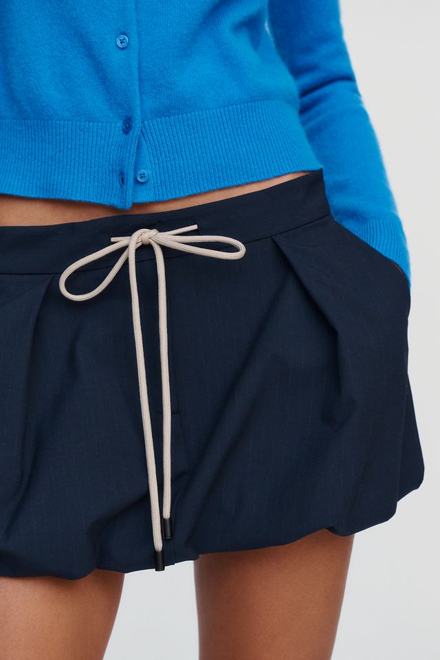 Maeve Pinstripe Bubble Skirt #1