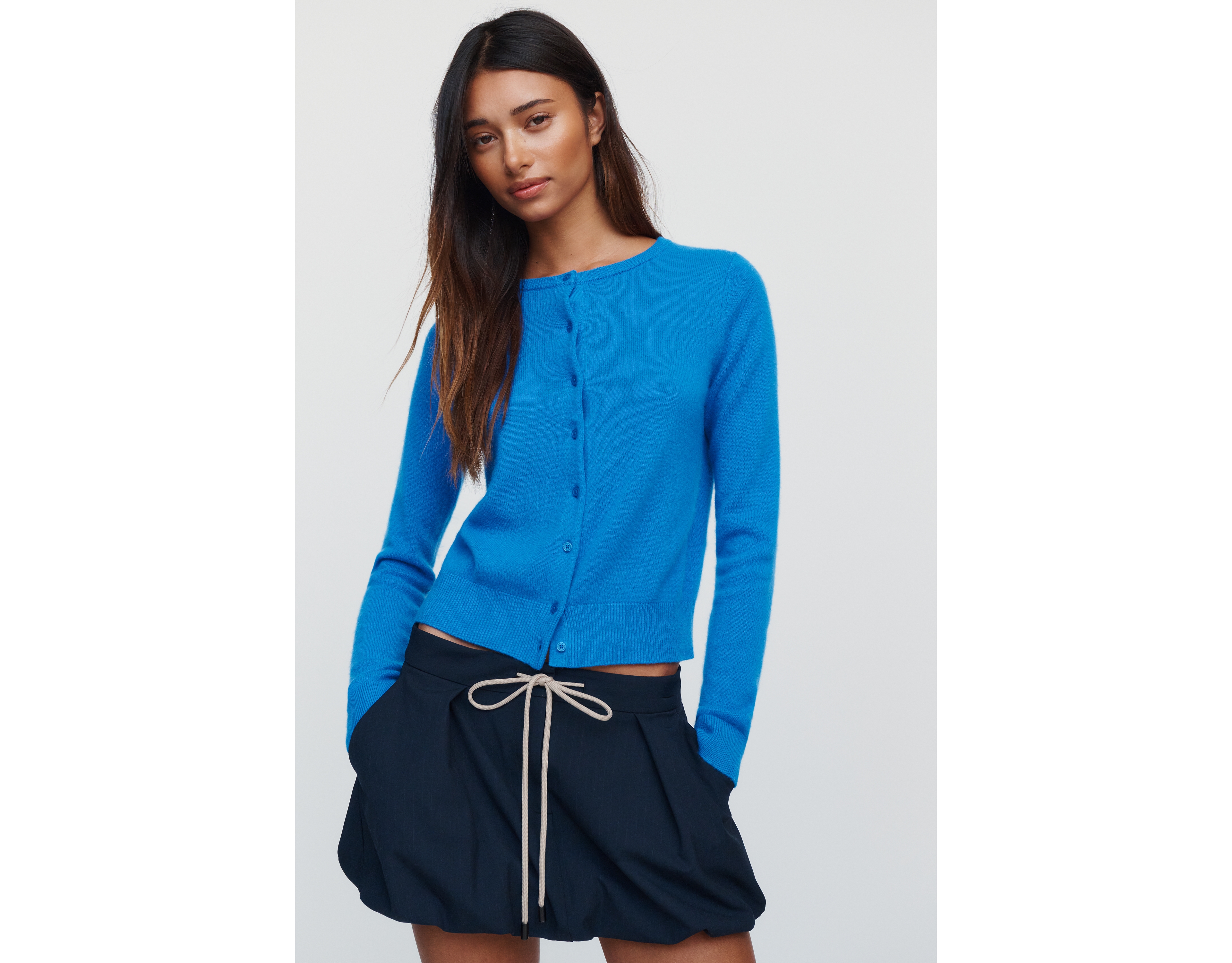 Maeve Pinstripe Bubble Skirt