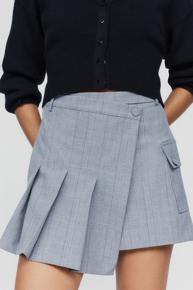 By Anthropologie Pleated Wrap Skort #3