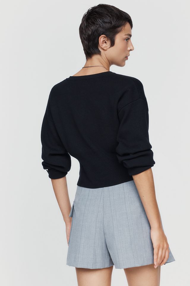 By Anthropologie Pleated Wrap Skort #4