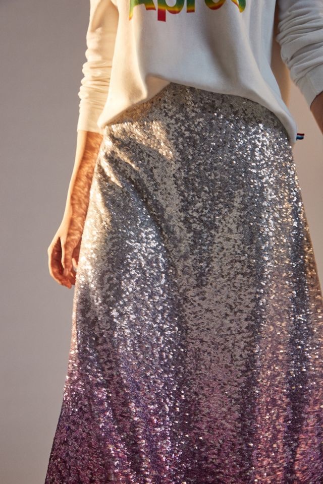 Leticia Sequined Maxi Skirt #1