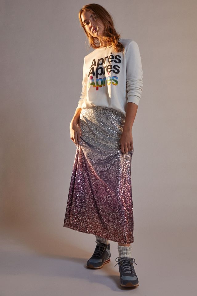 Sequin 2024 skirt anthropologie