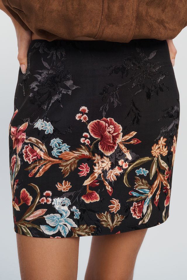 Hemant & Nandita Floral Mini Skirt #1