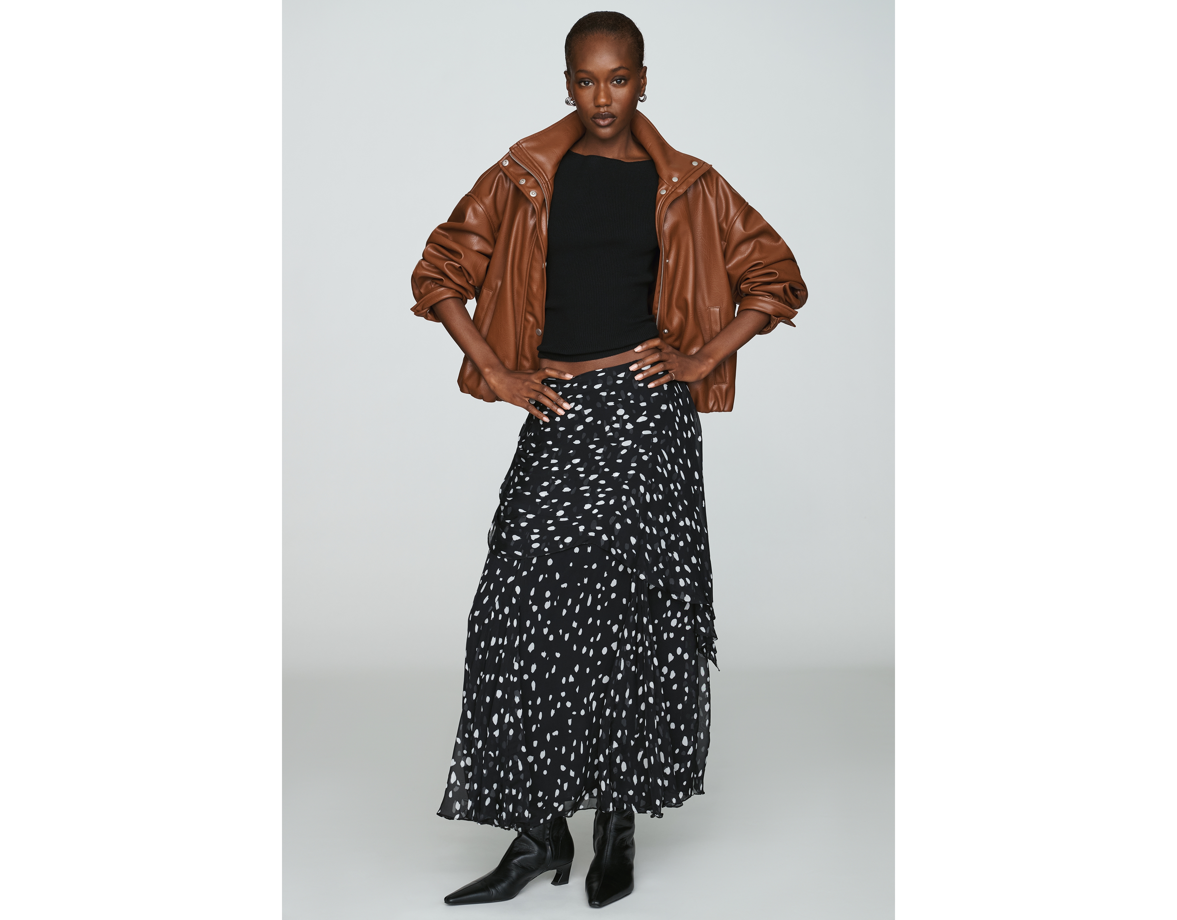 Hemant & Nandita Tie-Waist Maxi Skirt