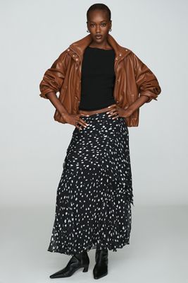 Hemant & Nandita Tie-Waist Maxi Skirt