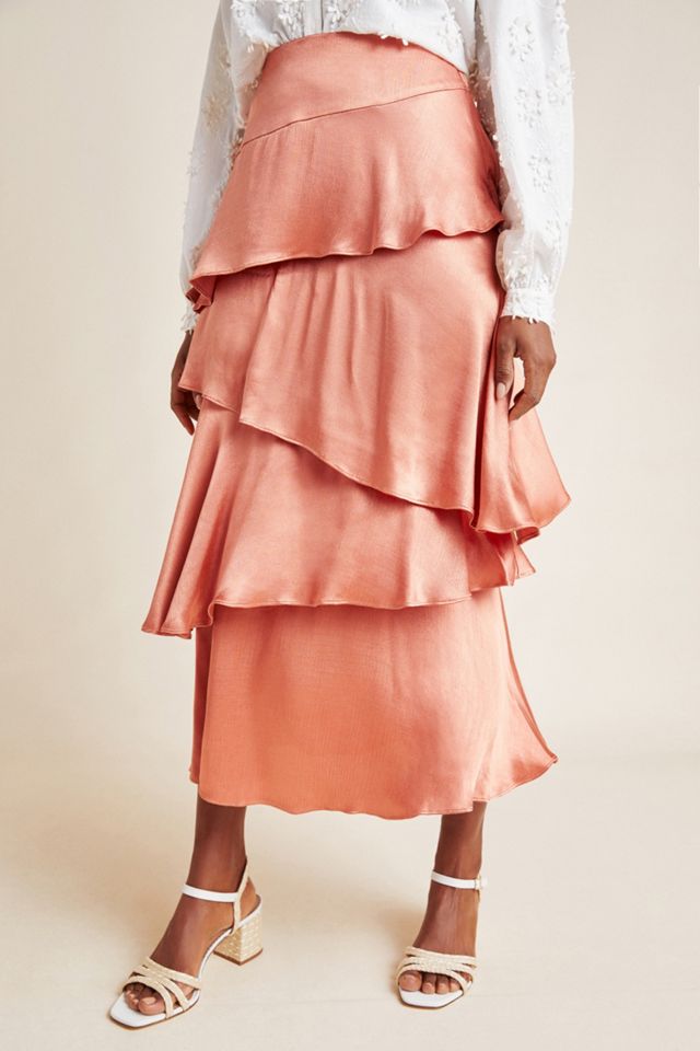 Maeve Cassia Tiered Maxi Skirt #3