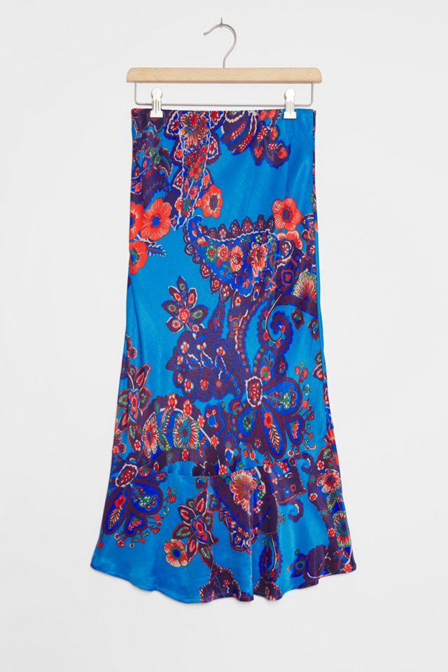 Maeve Janelle Bias Midi Skirt #3