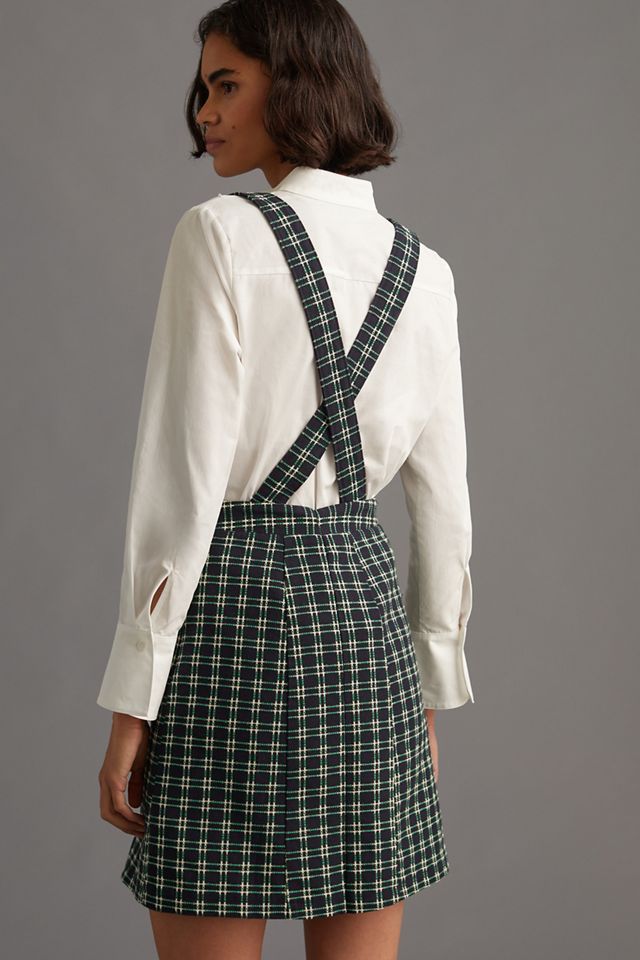 Maeve Plaid Pinafore Skirt #4
